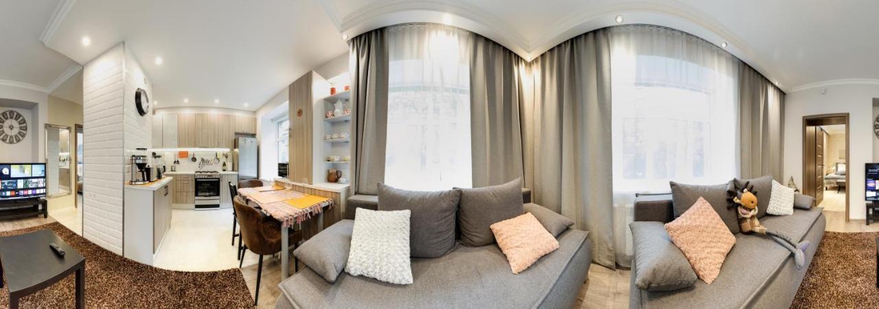 Parkcosylux Two Bedrooms Apart Free Parking ريغا المظهر الخارجي الصورة